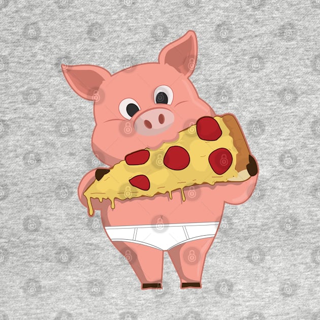 One slice for piggy! by FamiLane